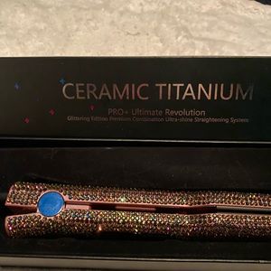 Ceramic titanium flat irons new